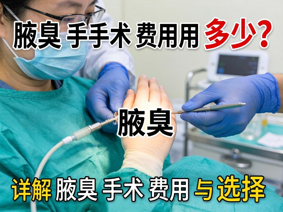 新乡腋臭手术费用多少?详解腋臭手术费用与选择 新乡腋臭手术费用多少?详解腋臭手术费用与选择