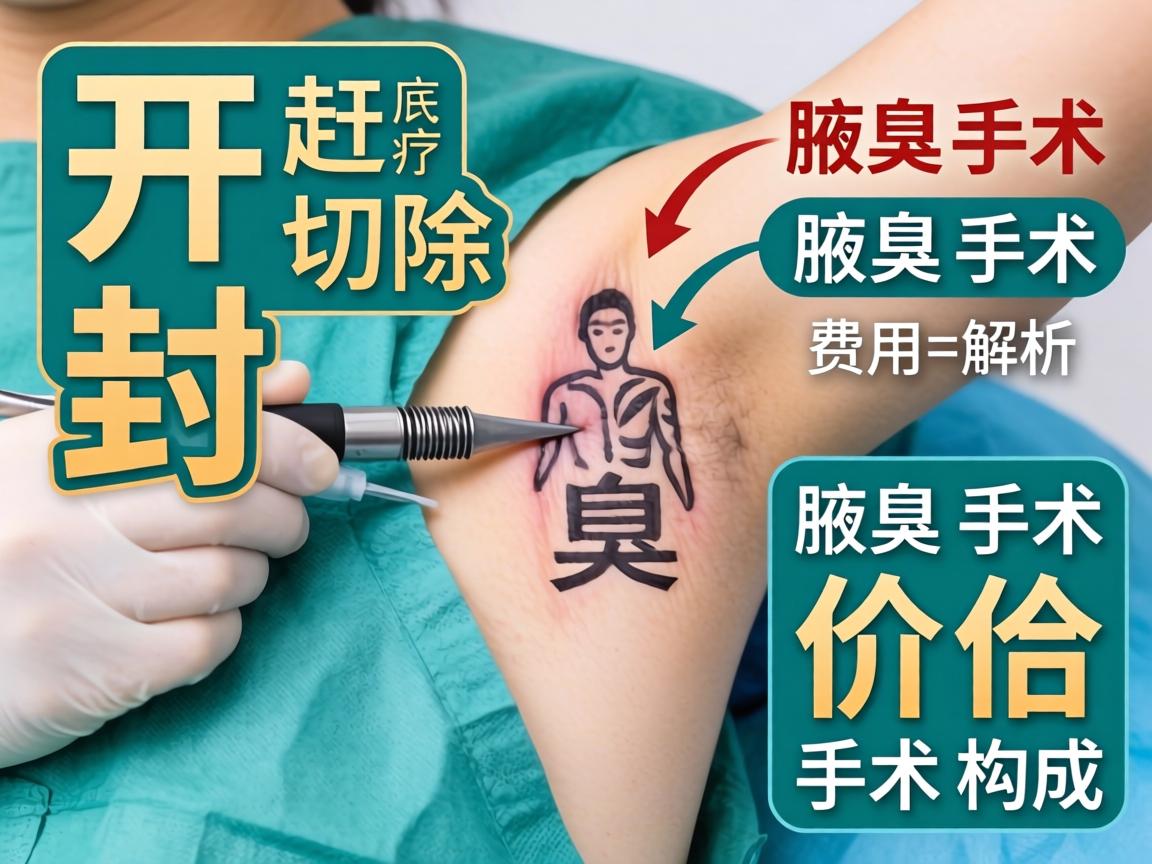 开封切除腋臭手术费用解析,详解腋臭手术价格构成 开封切除腋臭手术费用解析,详解腋臭手术价格构成