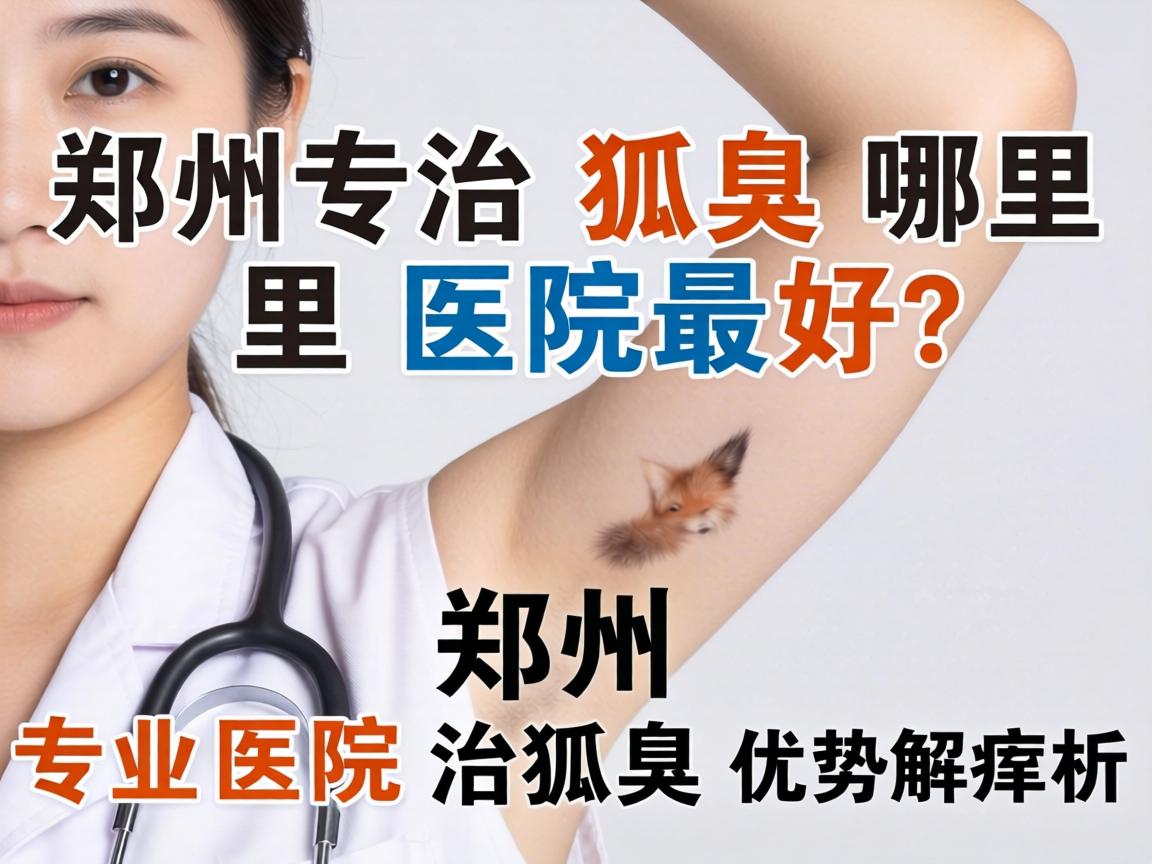 郑州治狐臭哪里医院最好？郑州专业医院治狐臭优势解析