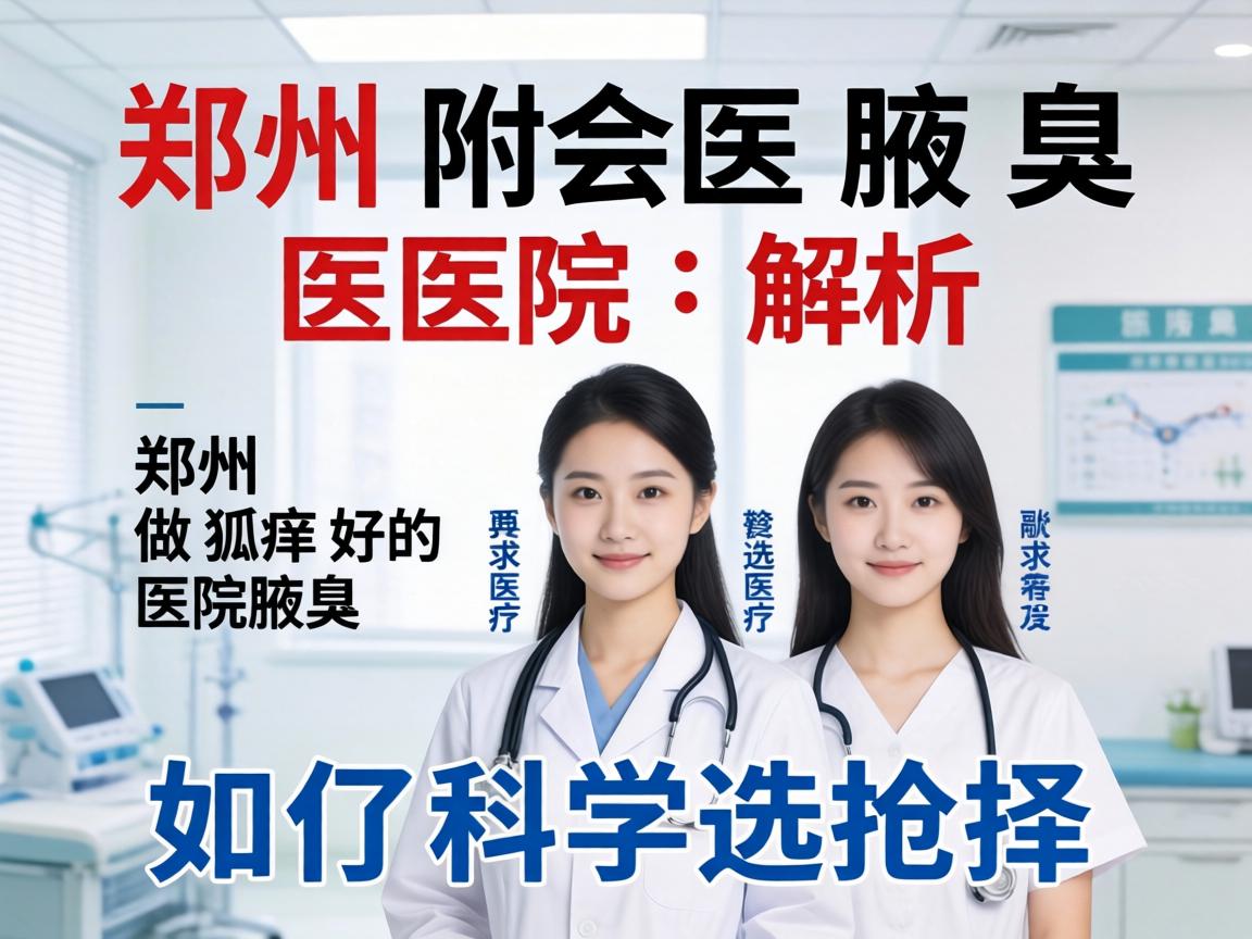 郑州附医腋臭医院解析，郑州做狐臭好的医院如何科学选择