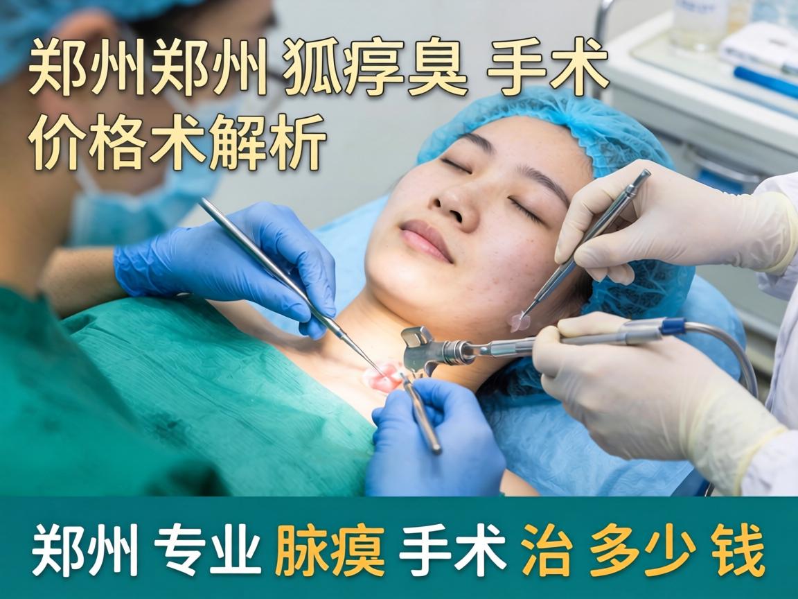 郑州狐臭手术价格解析，郑州专业腋臭手术治多少钱
