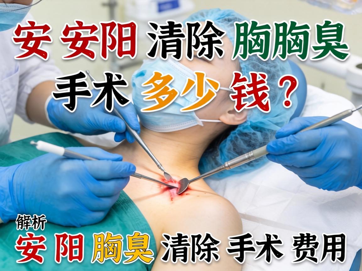 安阳清除腋臭手术多少钱？解析安阳腋臭清除手术费用
