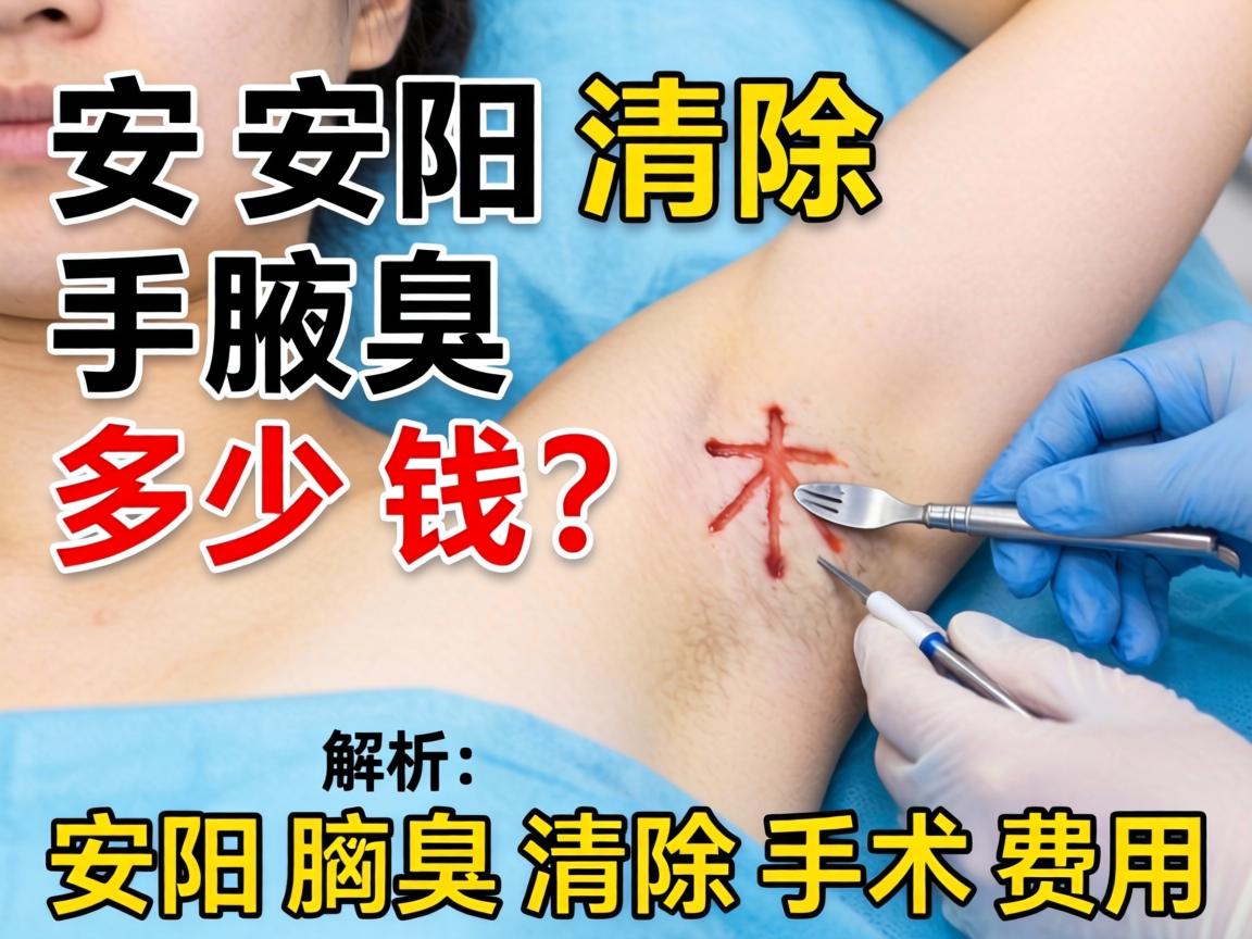 安阳清除腋臭手术多少钱？解析安阳腋臭清除手术费用