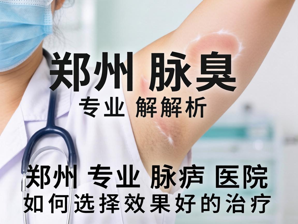 郑州腋臭医院专业解析，郑州专业腋臭医院如何选择效果好的治疗