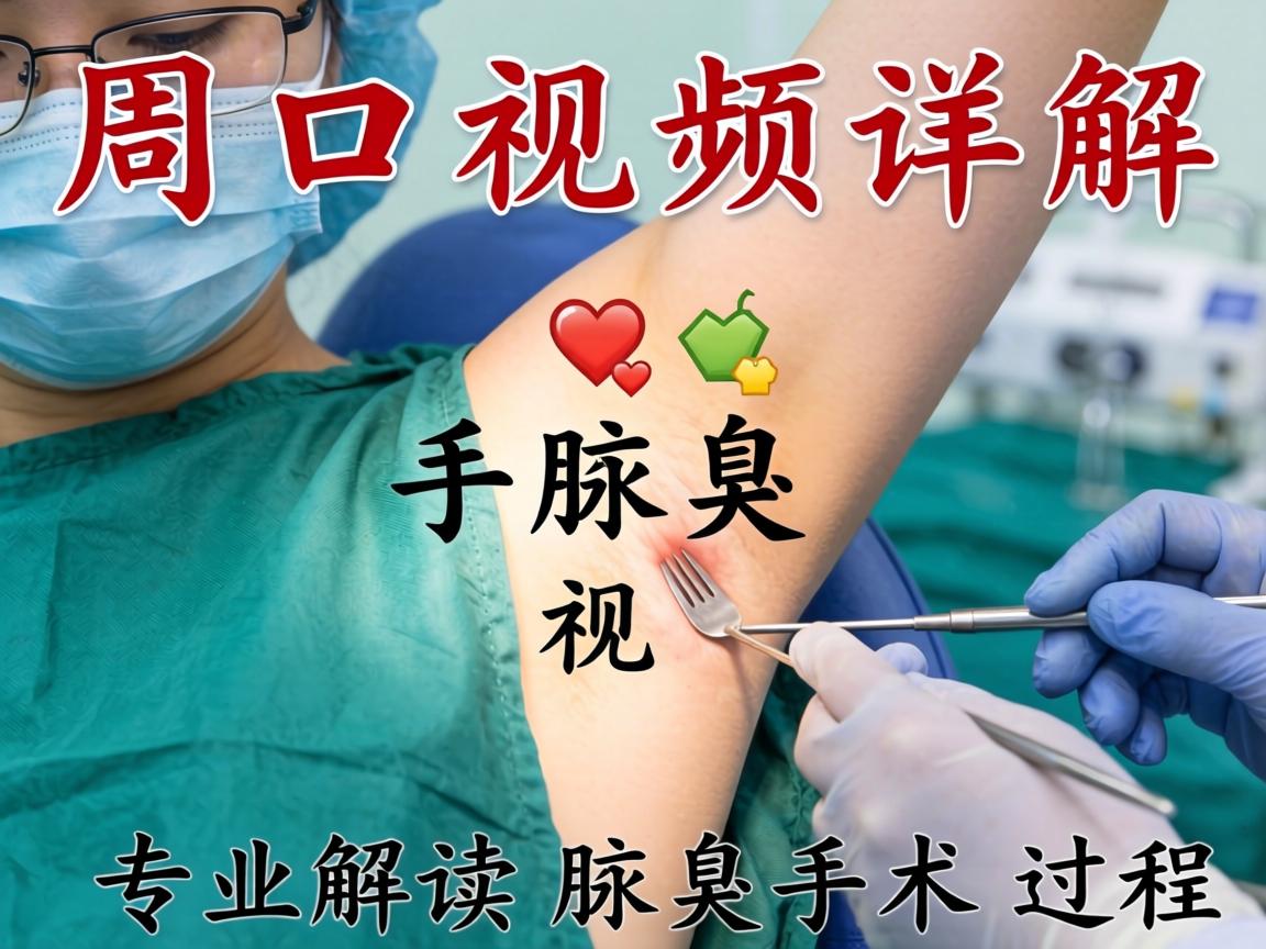 周口腋臭手术视频详解，专业解读腋臭手术过程