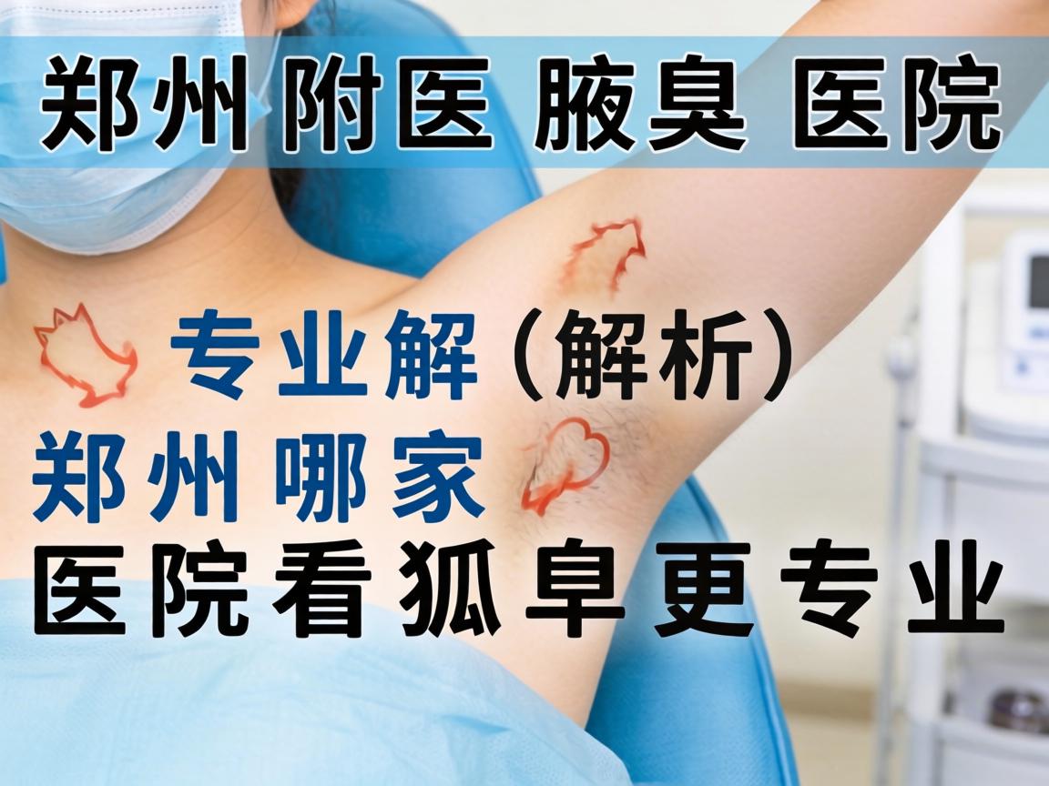 郑州附医腋臭医院专业解析，郑州哪家医院看狐臭更专业