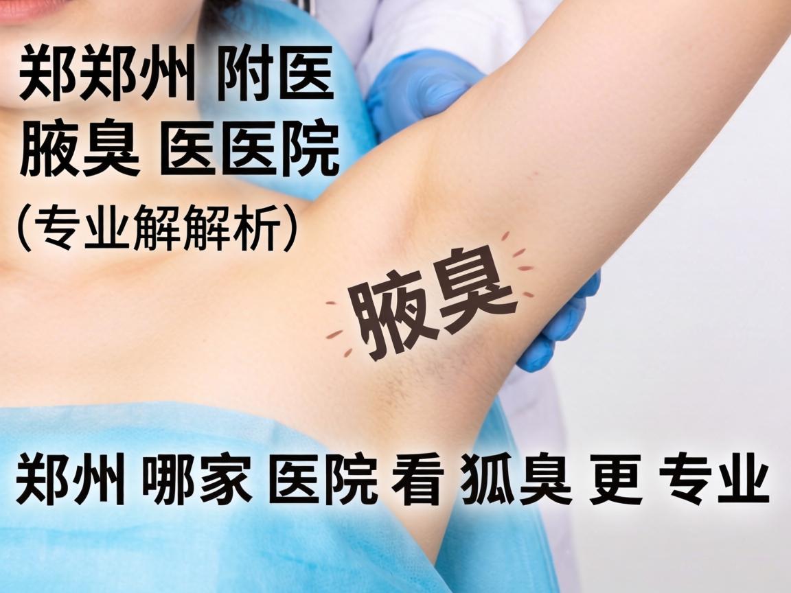 郑州附医腋臭医院专业解析，郑州哪家医院看狐臭更专业