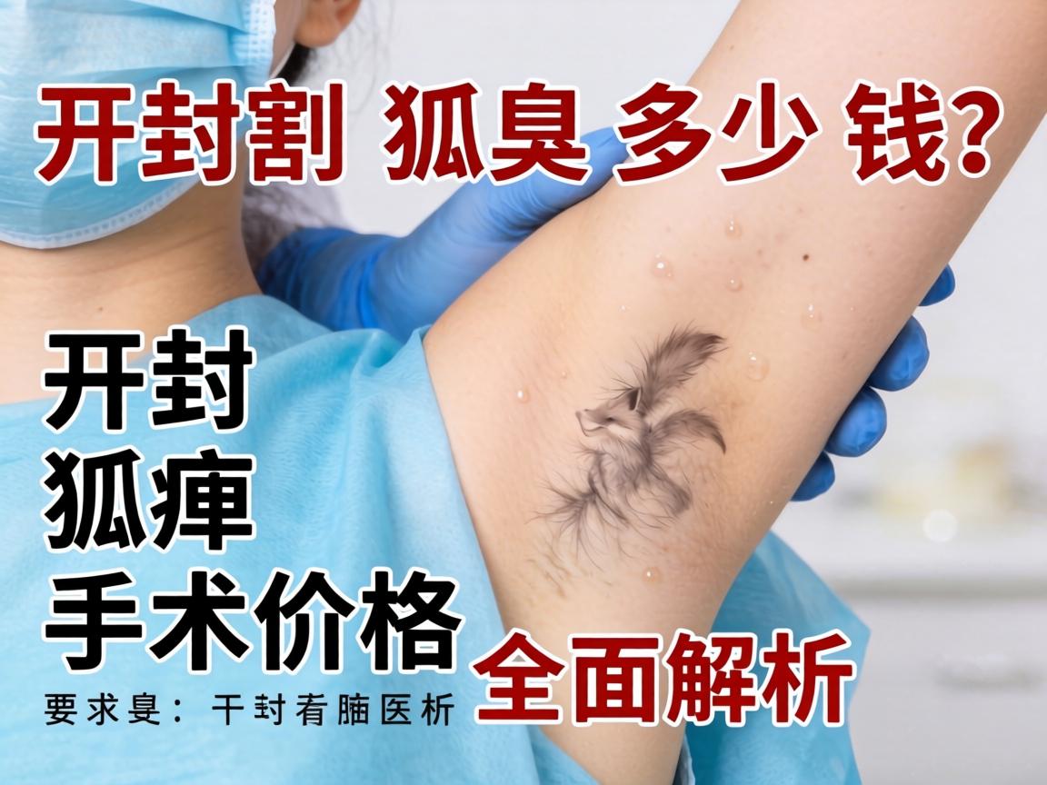 在开封割狐臭多少钱?开封狐臭手术价格全面解析 在开封割狐臭多少钱?开封狐臭手术价格全面解析