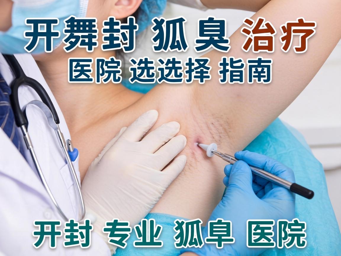 开封狐臭治疗医院选择指南，详解开封专业狐臭医院