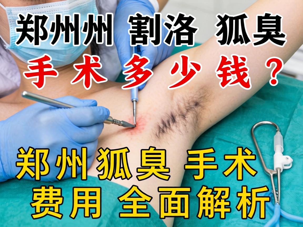 郑州割狐臭手术多少钱?郑州狐臭手术费用全面解析 郑州割狐臭手术多少钱?郑州狐臭手术费用全面解析