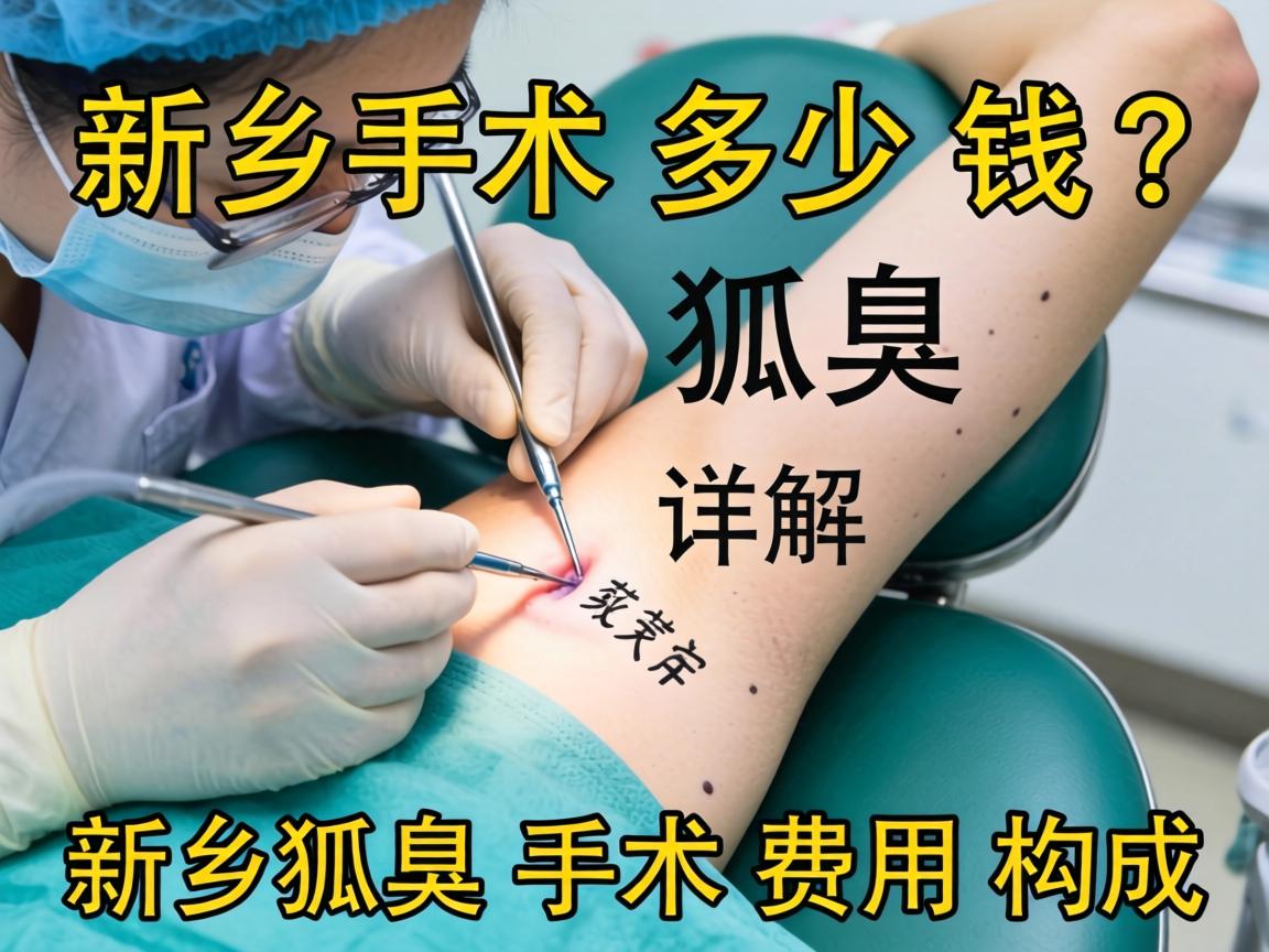 新乡狐臭手术多少钱？详解新乡狐臭手术费用构成