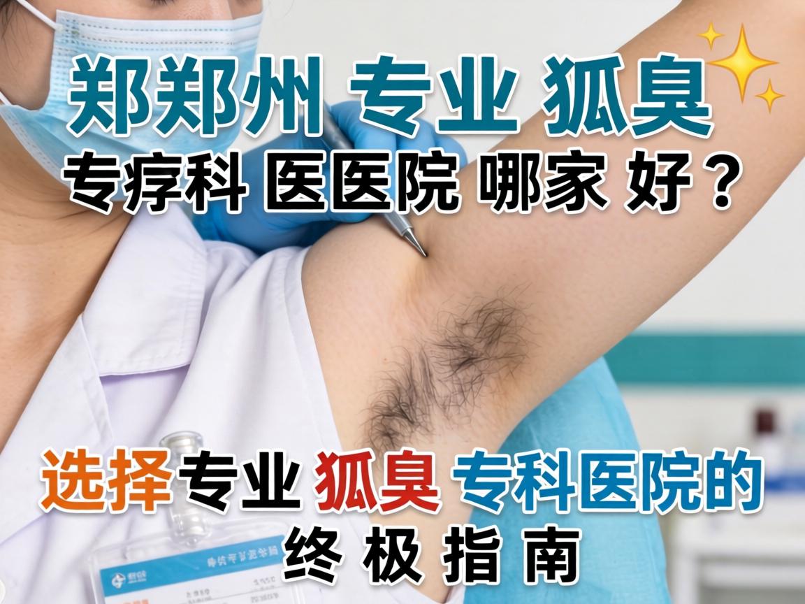 郑州专业狐臭专科医院哪家好？选择专业狐臭专科医院的终极指南