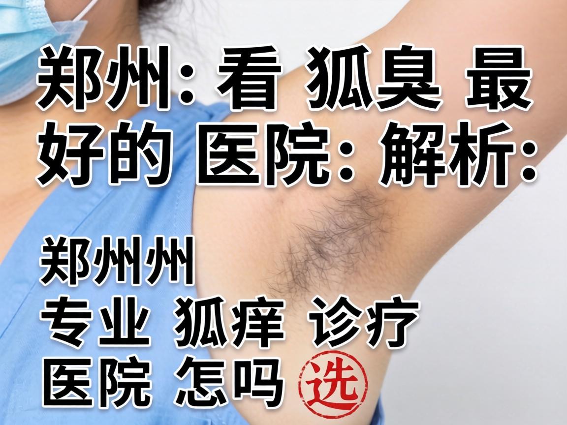 郑州看狐臭最好的医院解析，郑州专业狐臭诊疗医院怎么选
