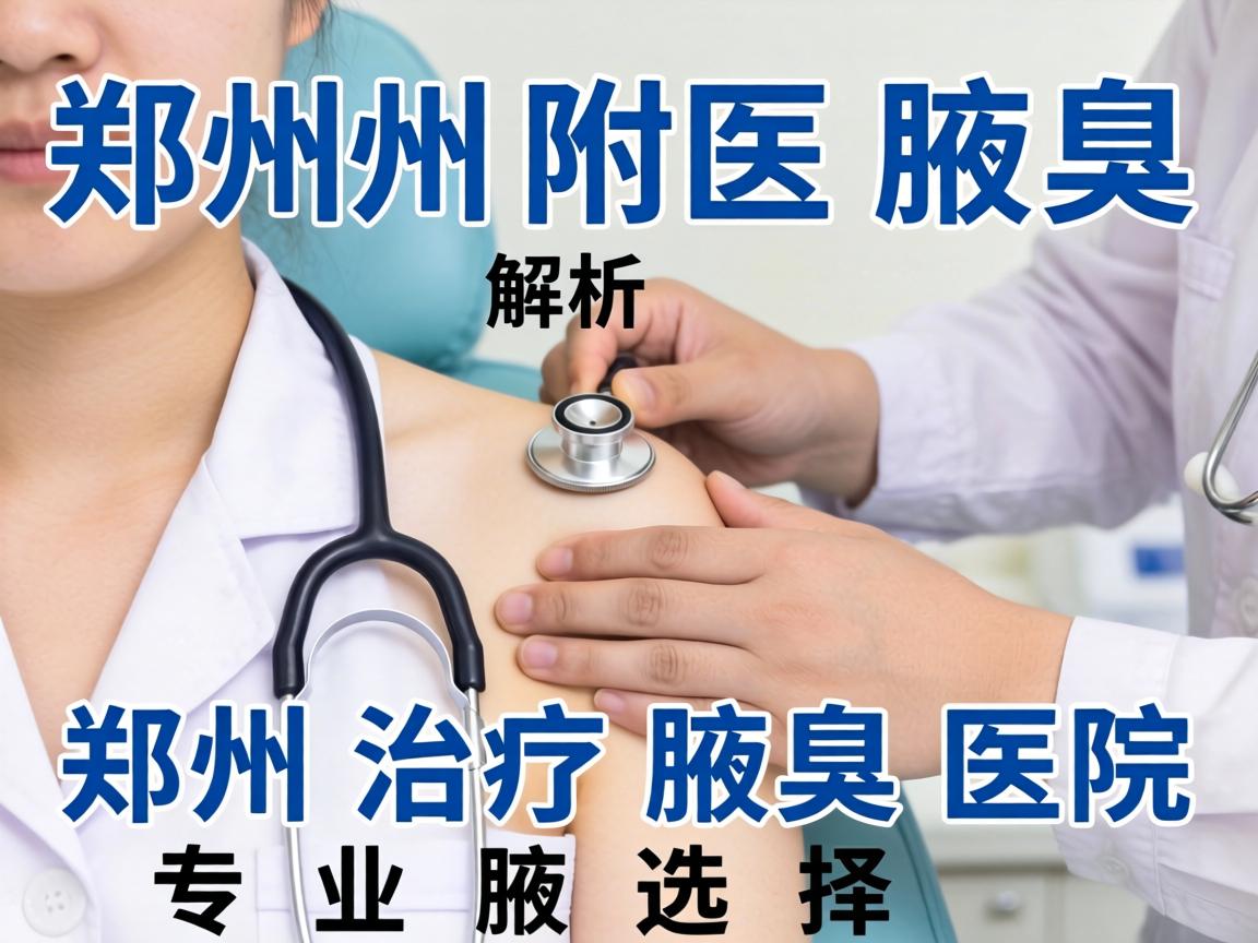 郑州附医腋臭医院解析，郑州治疗腋臭医院的专业选择