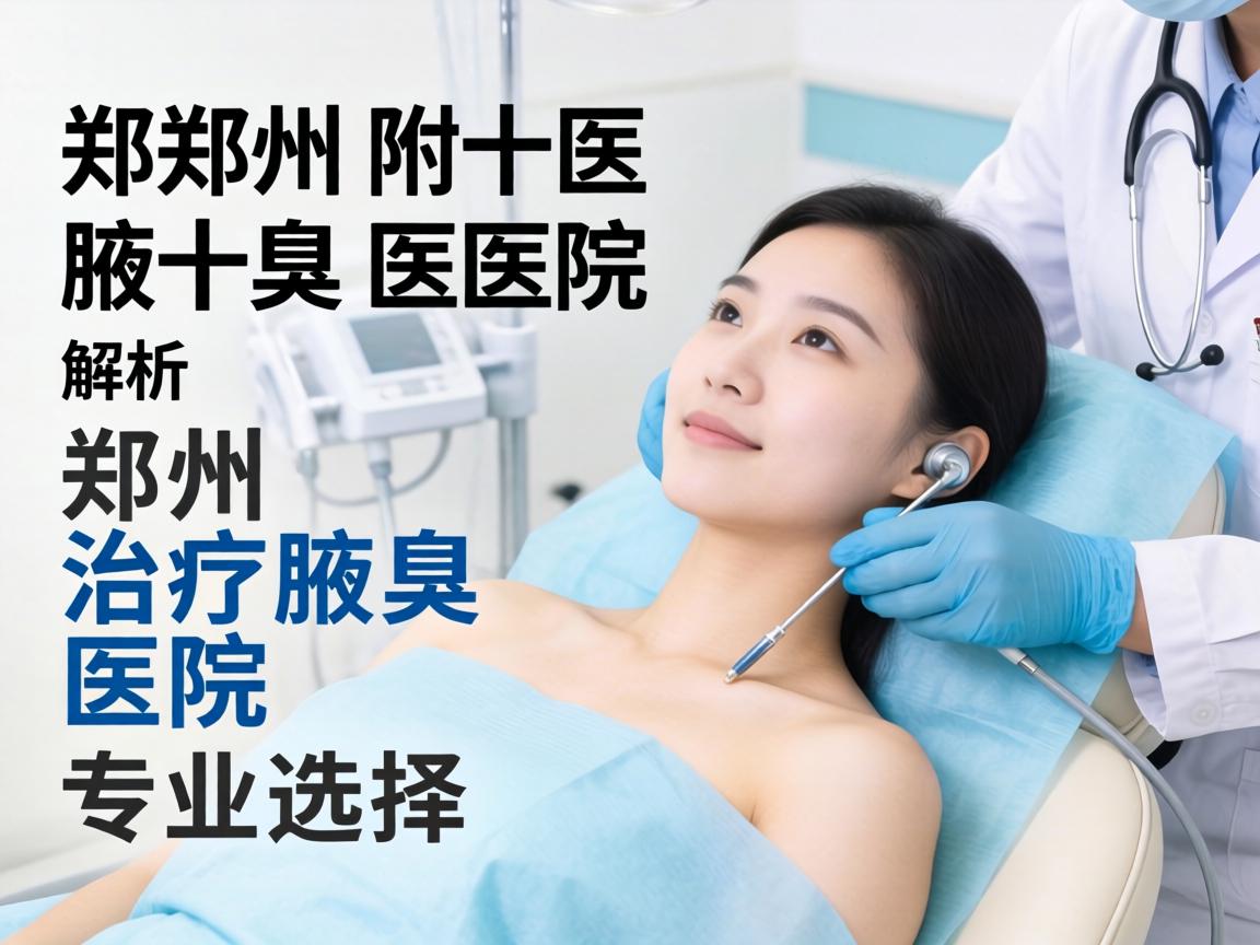 郑州附医腋臭医院解析，郑州治疗腋臭医院的专业选择