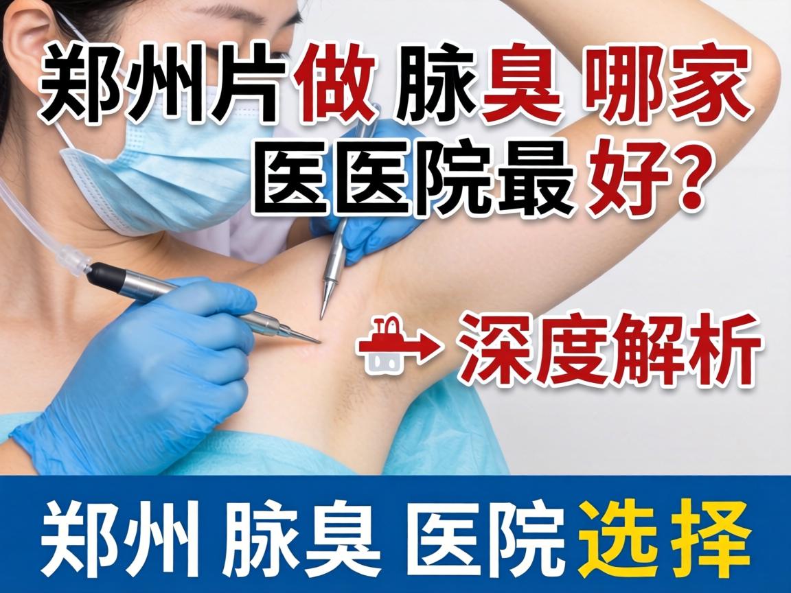 郑州做腋臭哪家医院最好？深度解析郑州腋臭医院选择