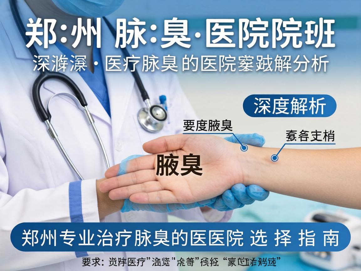 郑州腋臭医院深度解析,郑州专业治疗腋臭的医院选择指南 郑州腋臭医院深度解析,郑州专业治疗腋臭的医院选择指南
