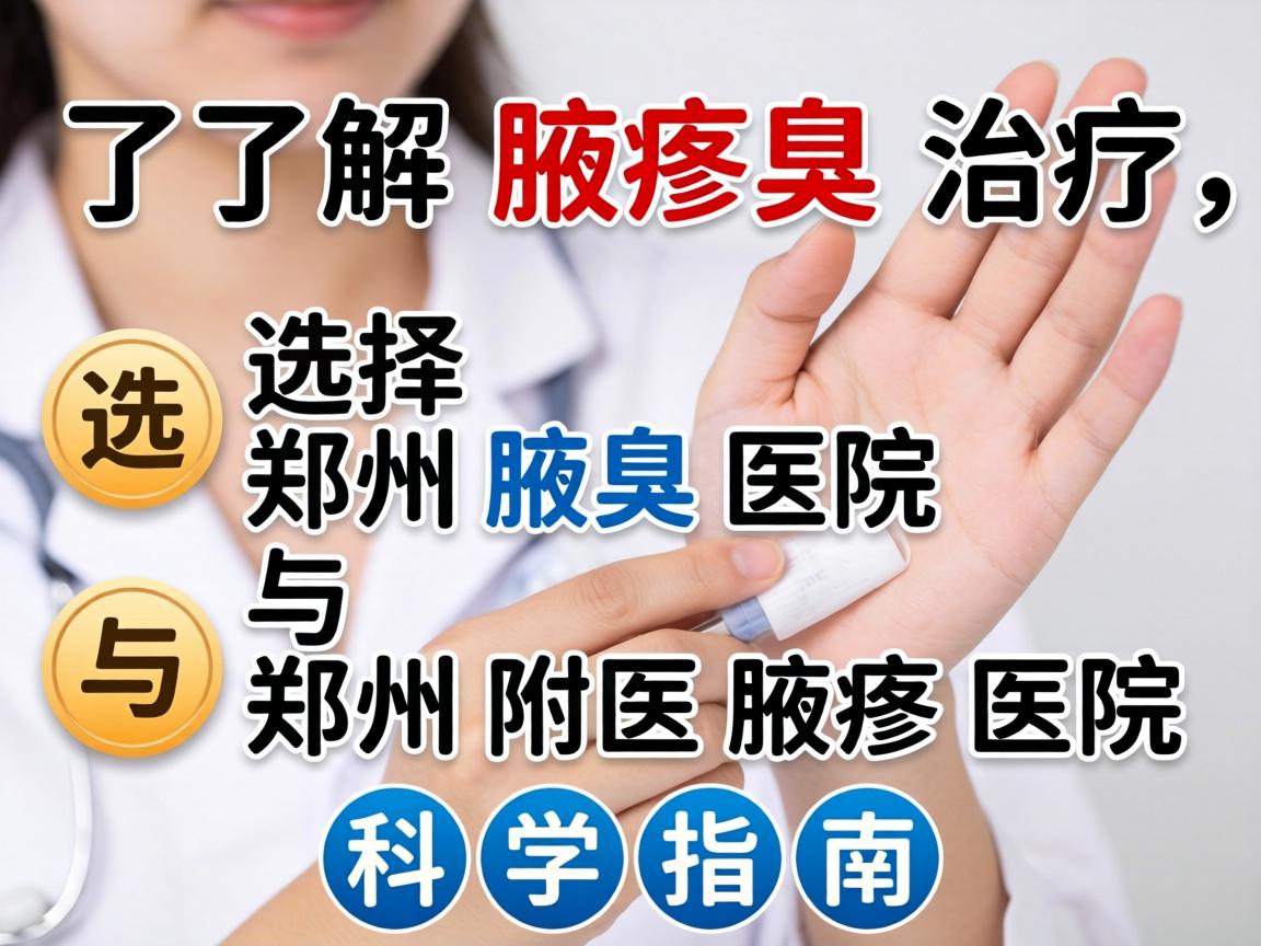 了解腋臭治疗，选择郑州腋臭医院与郑州附医腋臭医院的科学指南