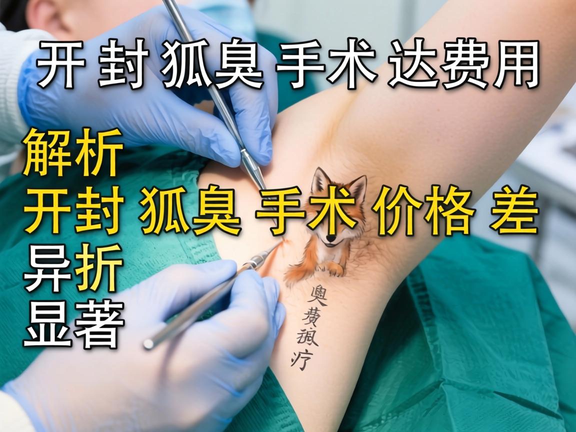 开封狐臭手术费用解析，为何开封狐臭手术价格差异显著