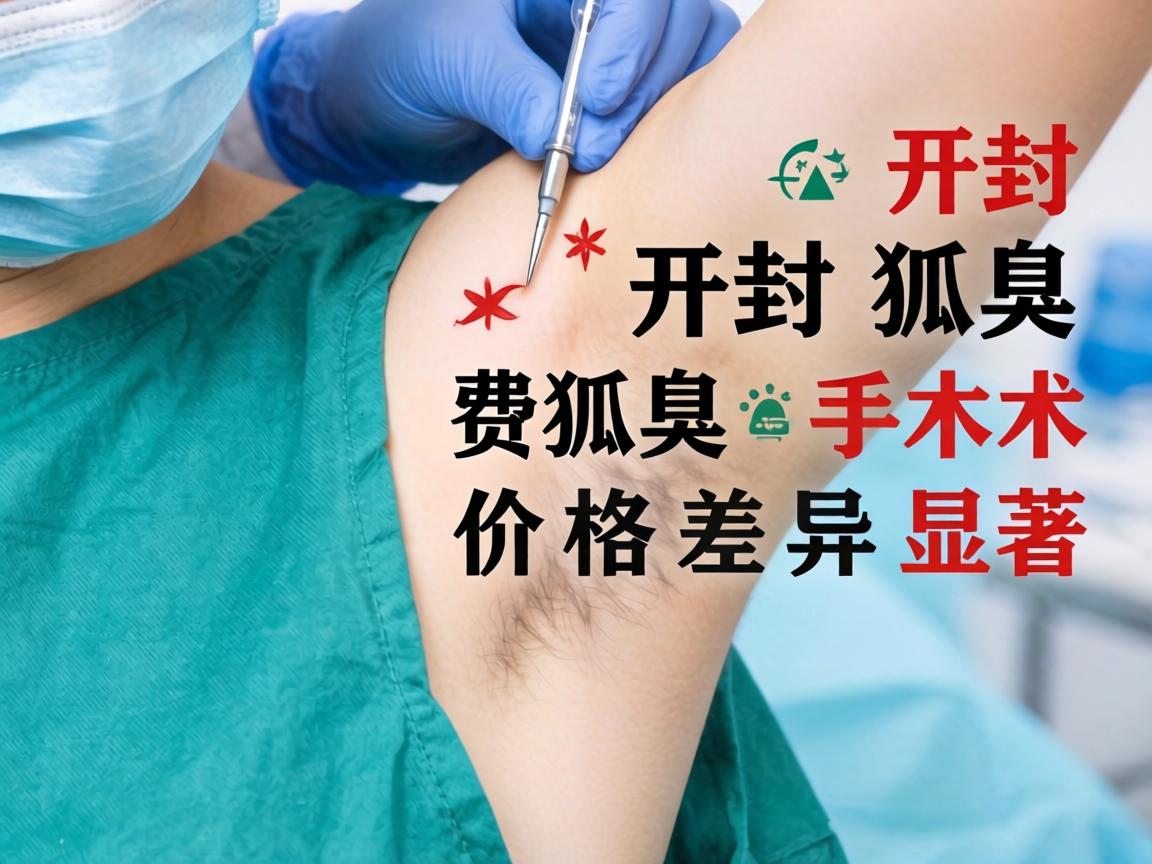 开封狐臭手术费用解析，为何开封狐臭手术价格差异显著
