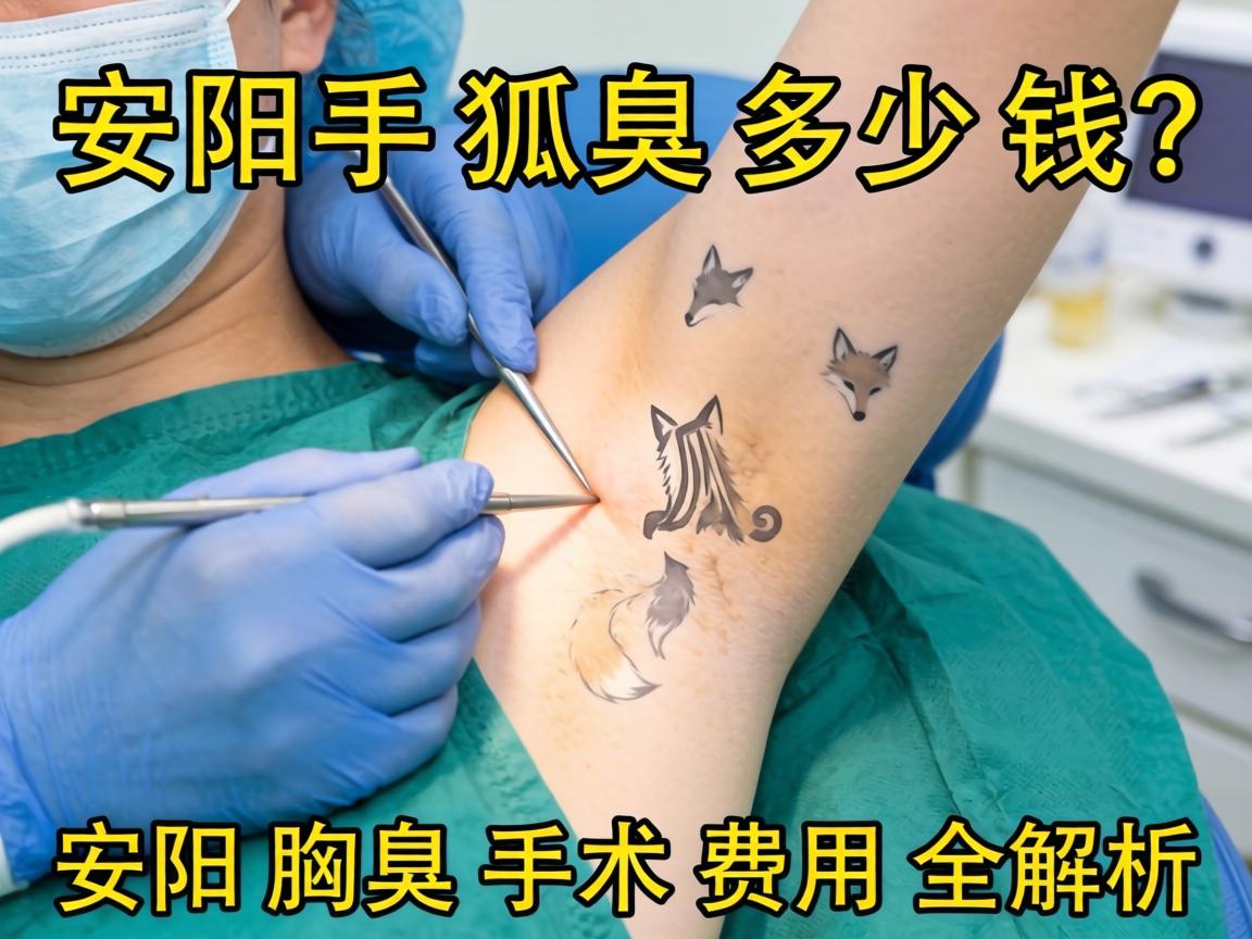 安阳狐臭手术多少钱？安阳腋臭手术费用全解析