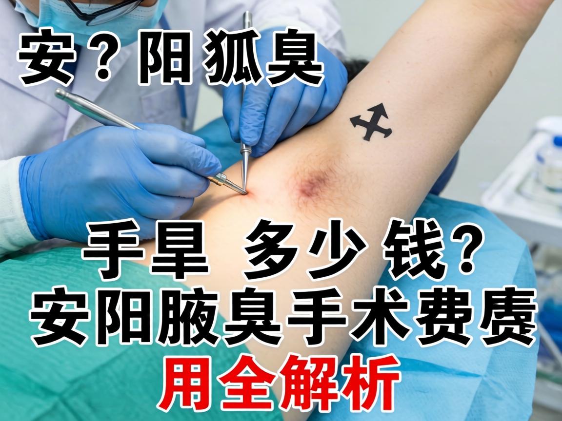 安阳狐臭手术多少钱？安阳腋臭手术费用全解析