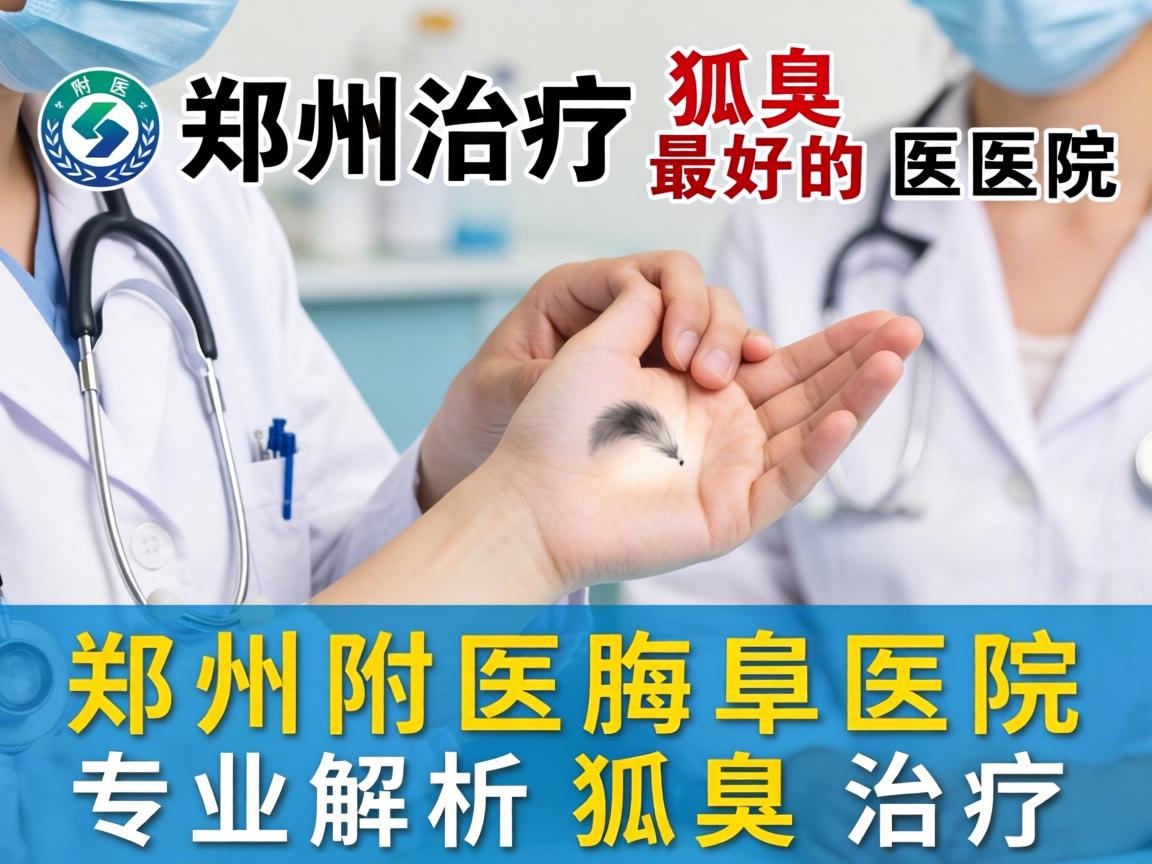 郑州治疗狐臭最好的医院，郑州附医腋臭医院专业解析狐臭治疗