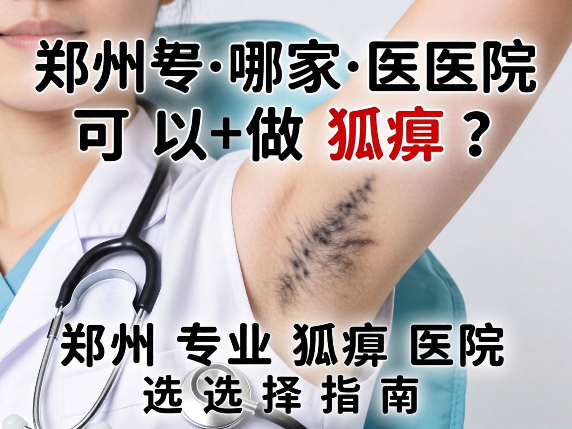 郑州哪家医院可以做狐臭?郑州专业狐臭医院选择指南 郑州哪家医院可以做狐臭?郑州专业狐臭医院选择指南