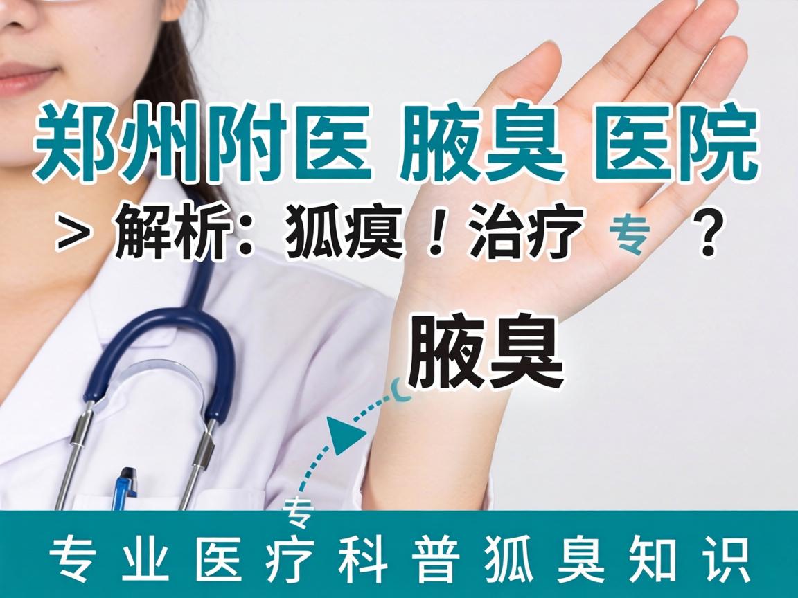 郑州附医腋臭医院解析狐臭治疗 专业医疗科普狐臭知识 郑州附医腋臭医院解析狐臭治疗 专业医疗科普狐臭知识