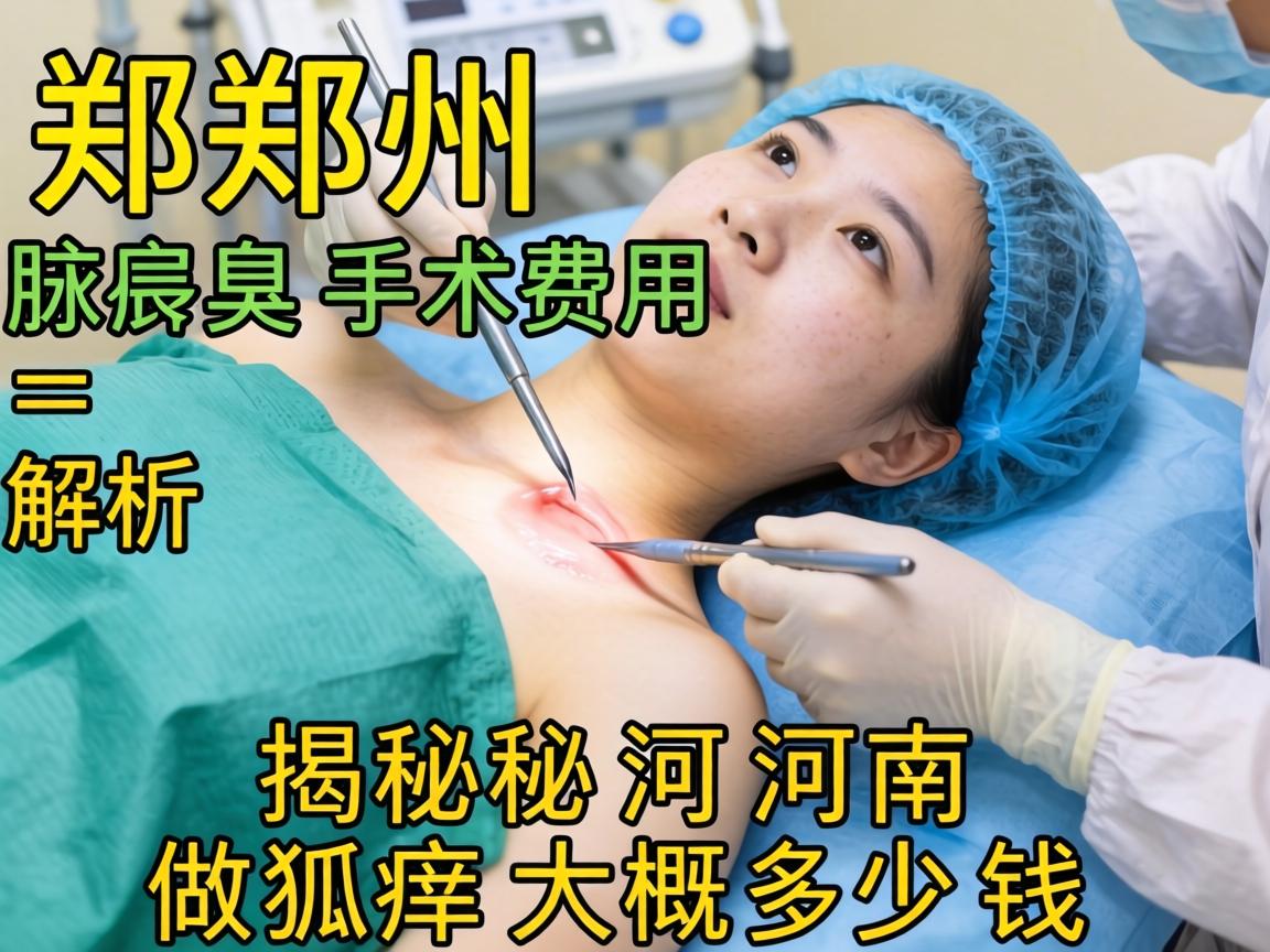 郑州腋臭手术费用解析，揭秘河南做狐臭大概多少钱