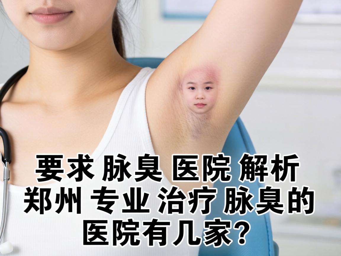 郑州腋臭医院解析，郑州专业治疗腋臭的医院有几家？