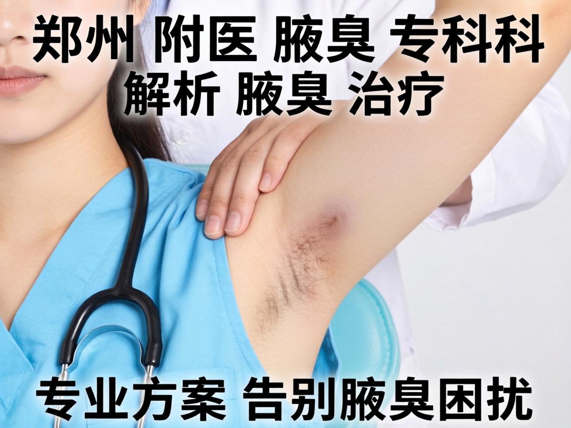 郑州附医腋臭专科解析腋臭治疗,专业方案告别腋臭困扰 郑州附医腋臭专科解析腋臭治疗,专业方案告别腋臭困扰