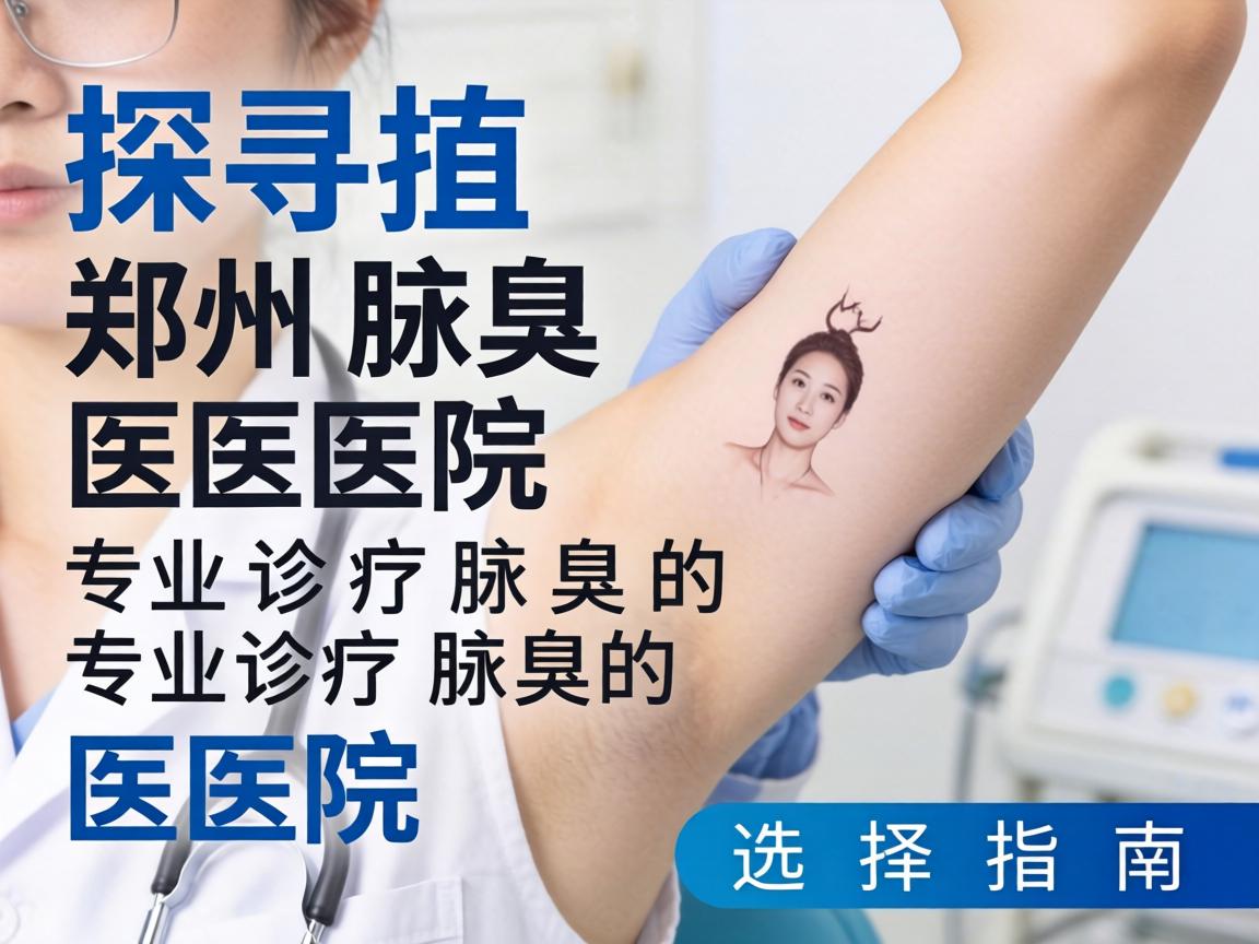探寻郑州腋臭医院,专业诊疗腋臭的医院选择指南 探寻郑州腋臭医院,专业诊疗腋臭的医院选择指南