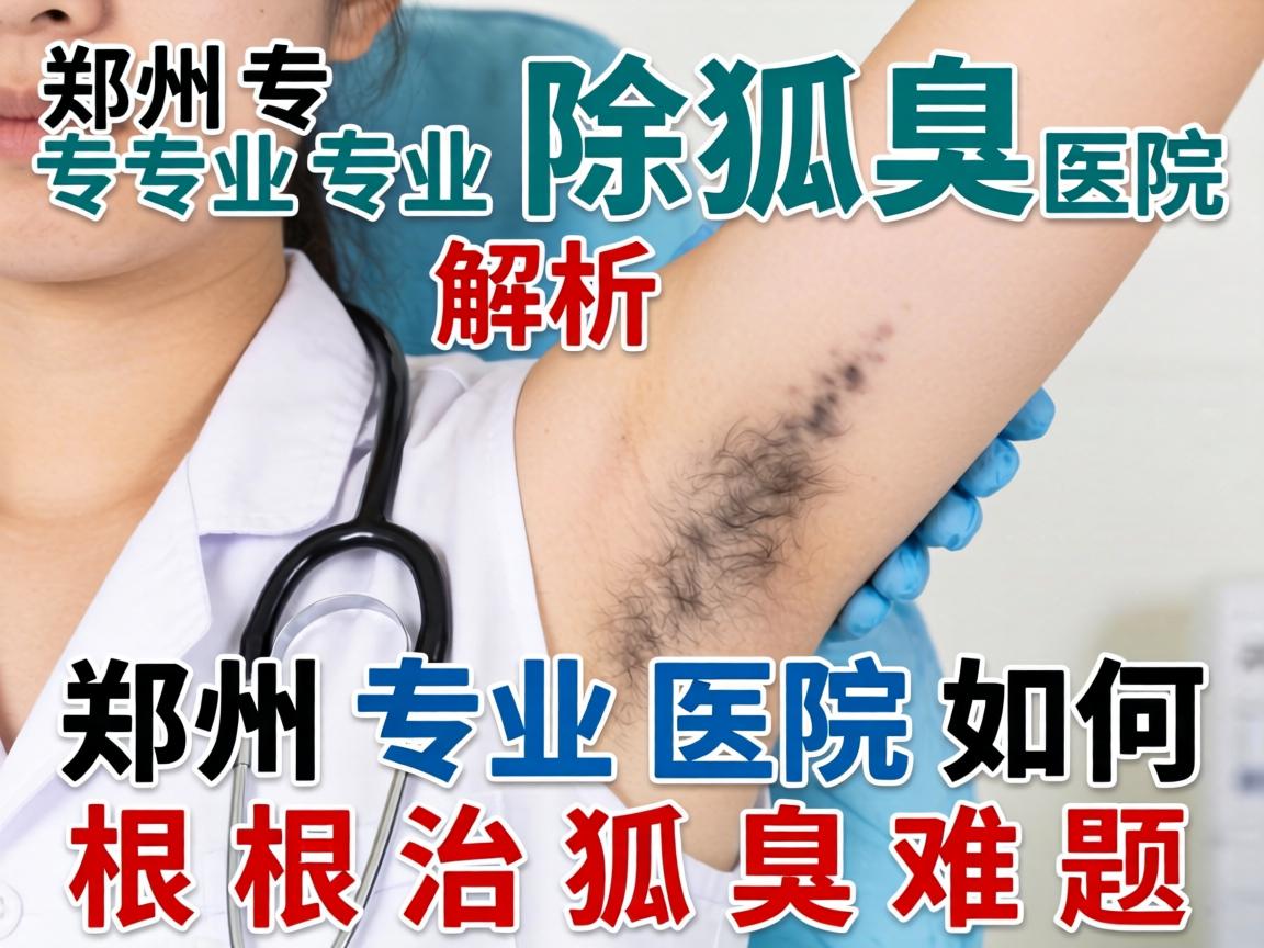 郑州专业除狐臭医院解析，郑州专业医院如何根治狐臭难题