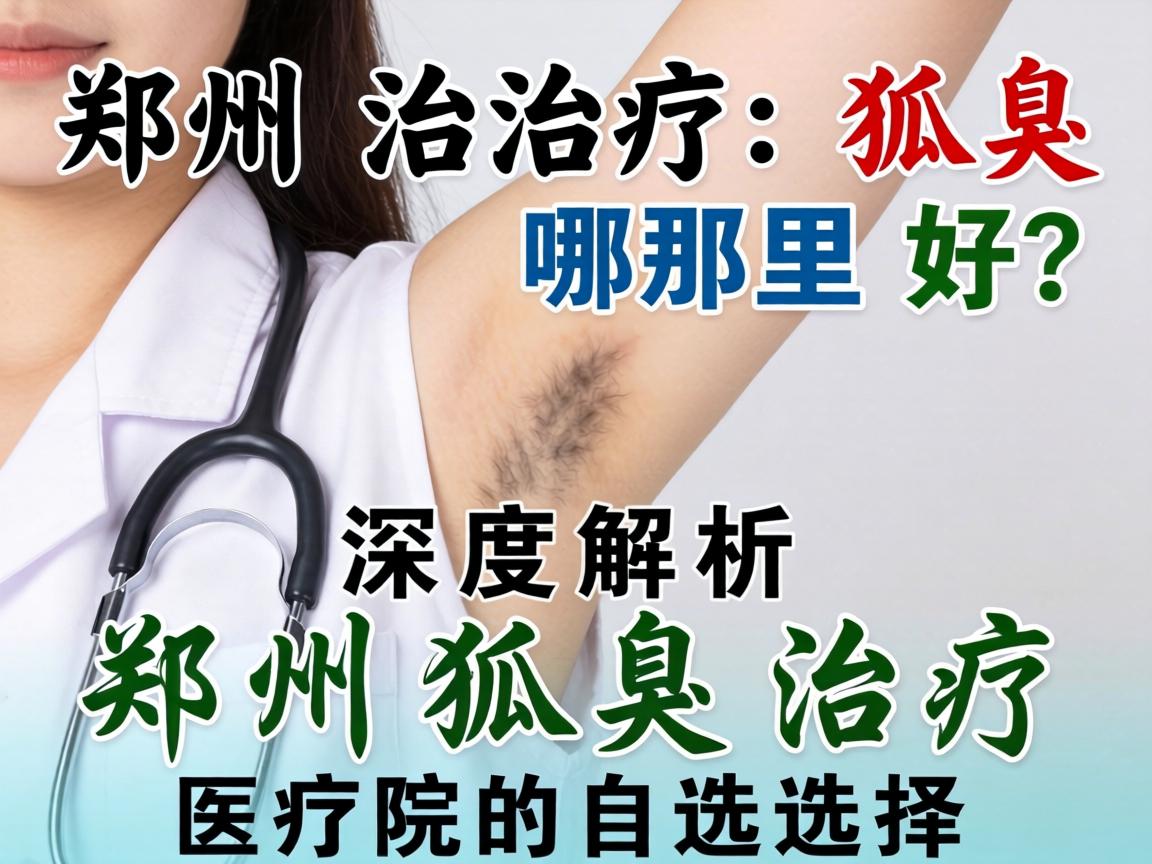 郑州治疗狐臭哪里好？深度解析郑州狐臭治疗医院的选择