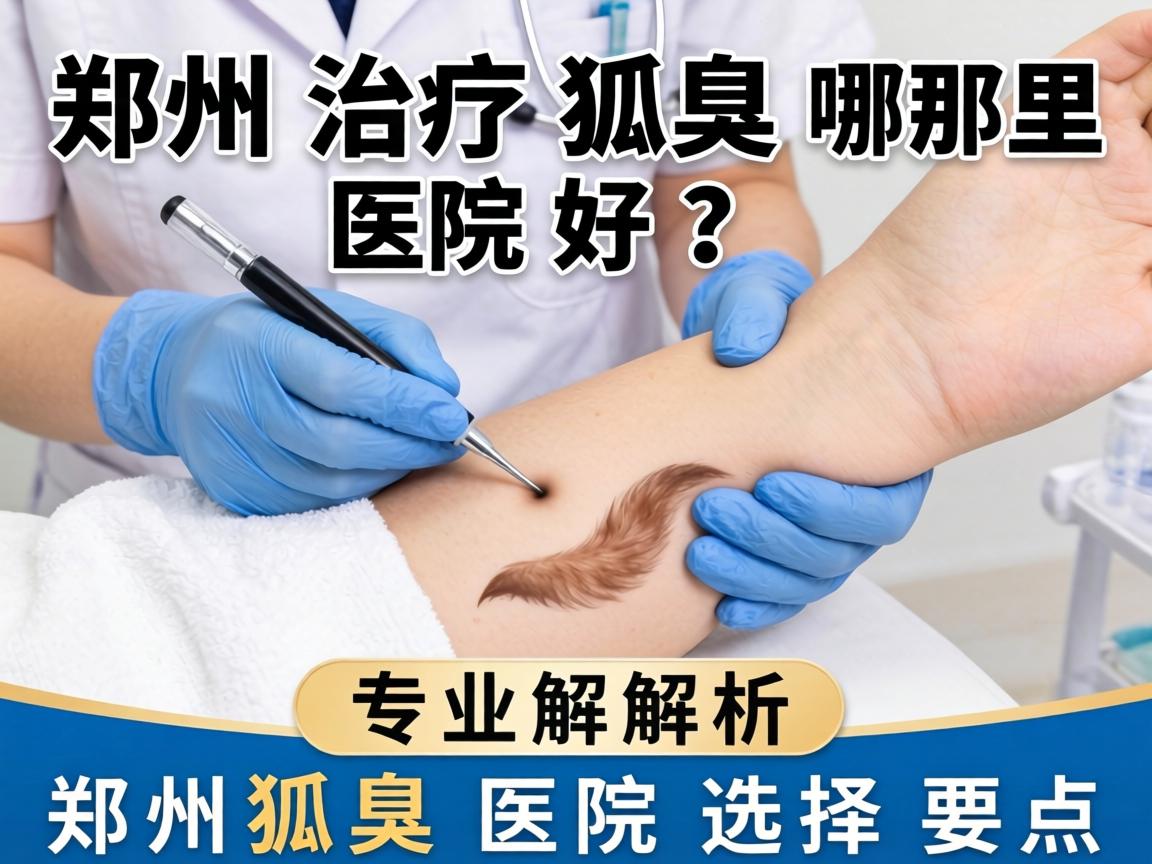 郑州治疗狐臭哪里医院好？专业解析郑州狐臭医院选择要点