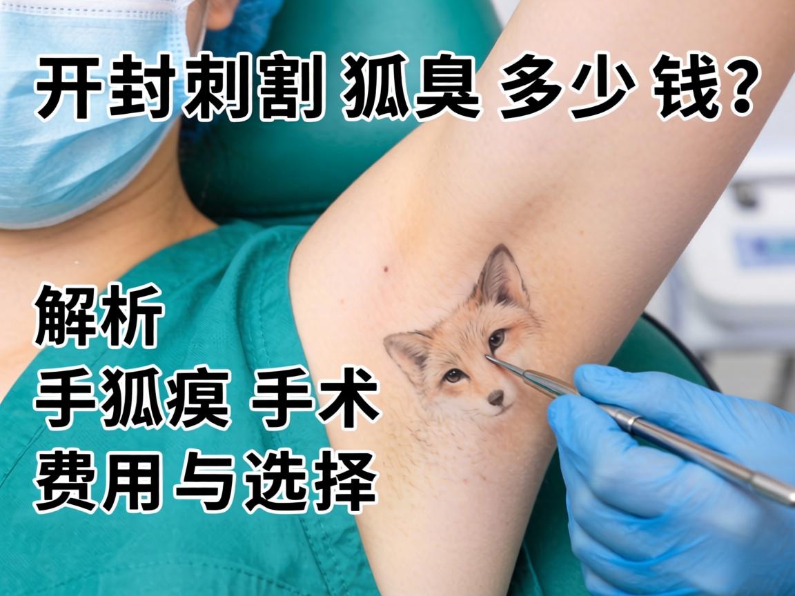 开封割狐臭多少钱？解析狐臭手术费用与选择