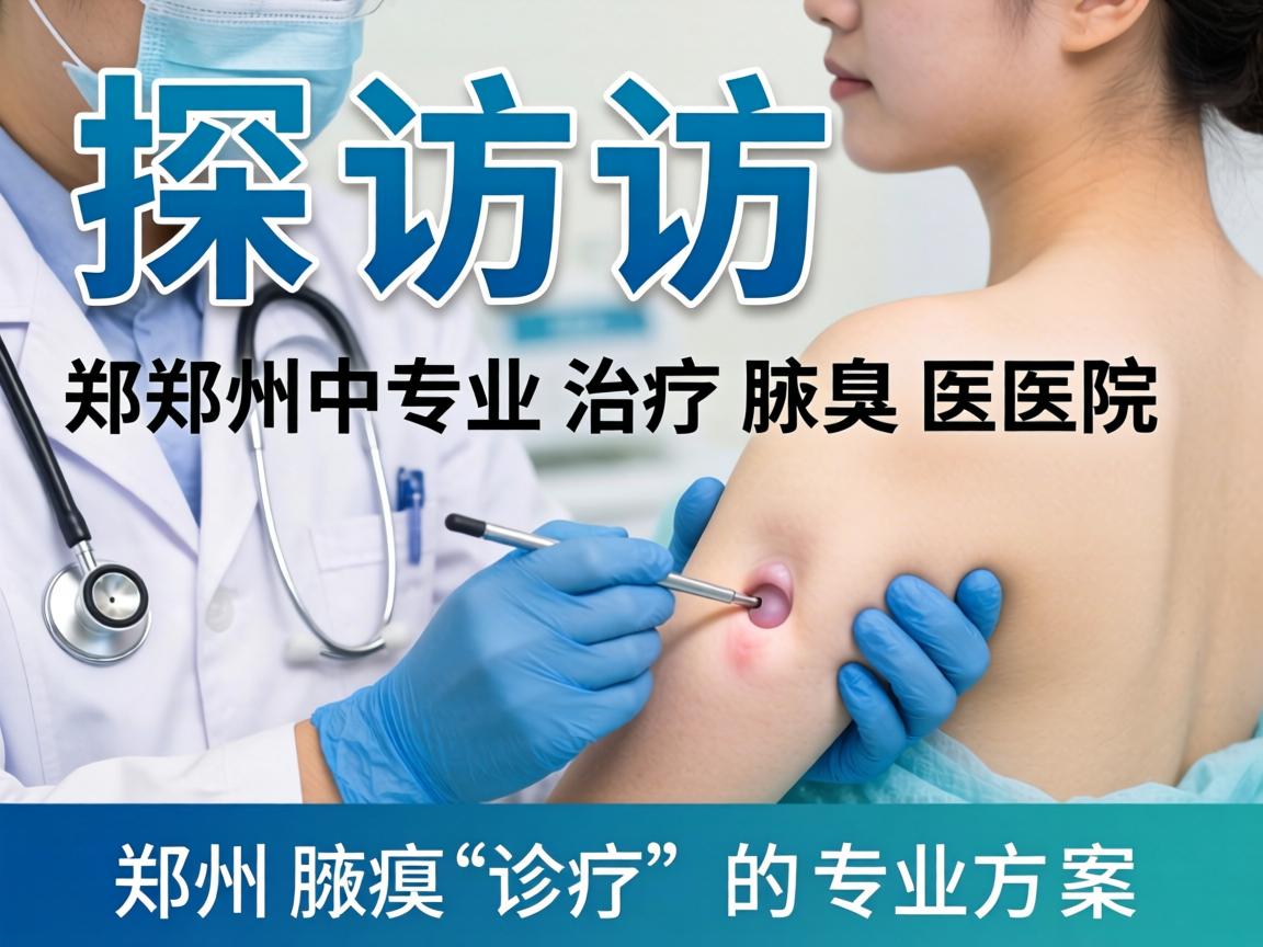 探访郑州专业治疗腋臭医院，解析郑州腋臭诊疗的专业方案