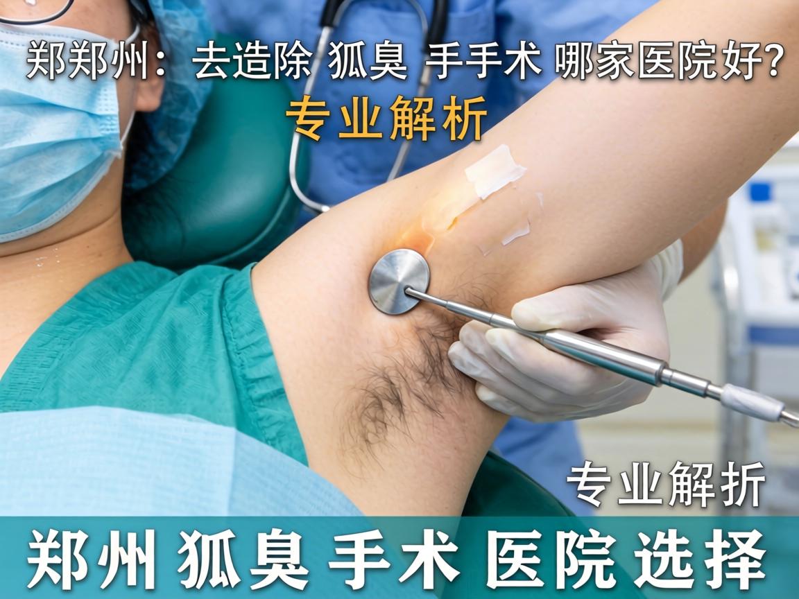 郑州去除狐臭手术哪家医院好？专业解析郑州狐臭手术医院选择