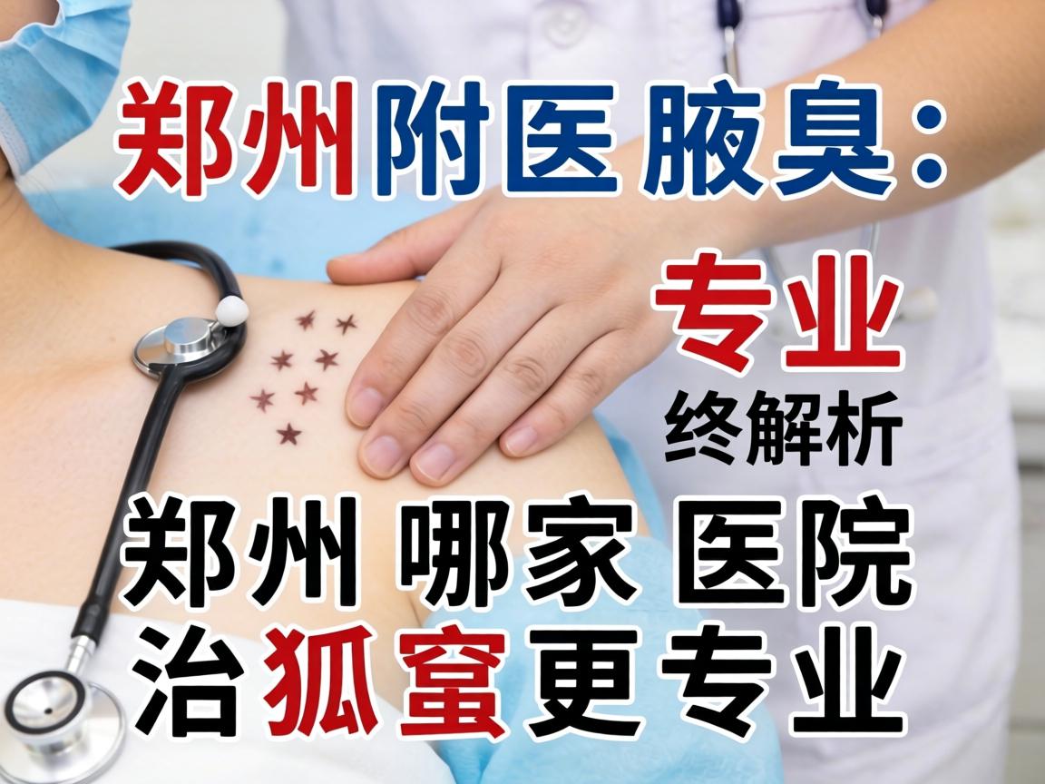 郑州附医腋臭医院专业解析，郑州哪家医院治狐臭更专业