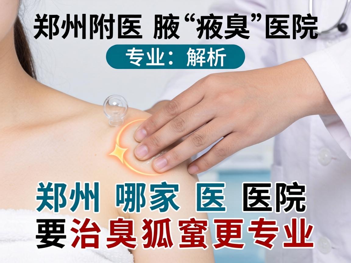郑州附医腋臭医院专业解析，郑州哪家医院治狐臭更专业