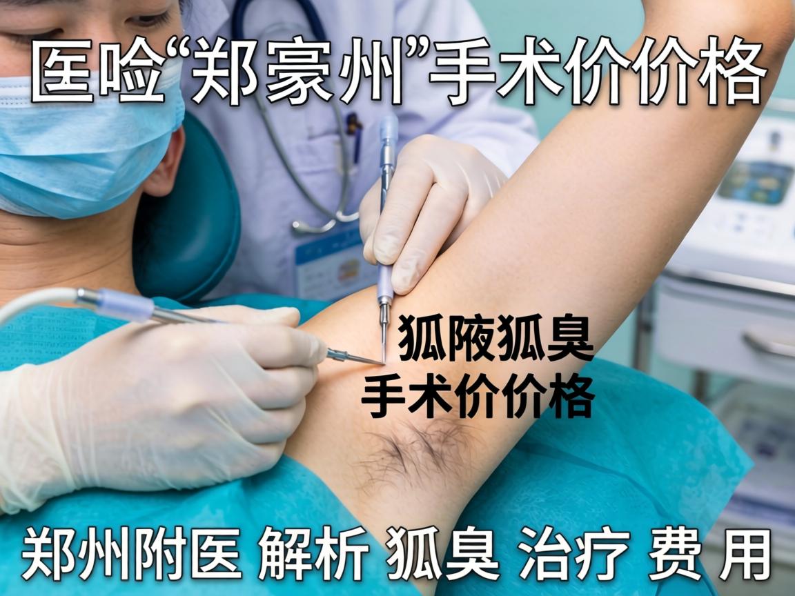 详解郑州狐臭手术价格 郑州附医解析狐臭治疗费用