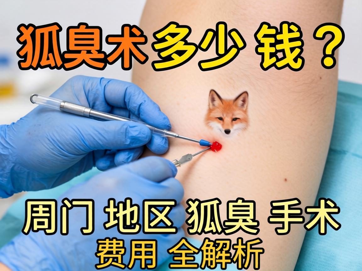 狐臭手术多少钱？周口地区狐臭手术费用全解析