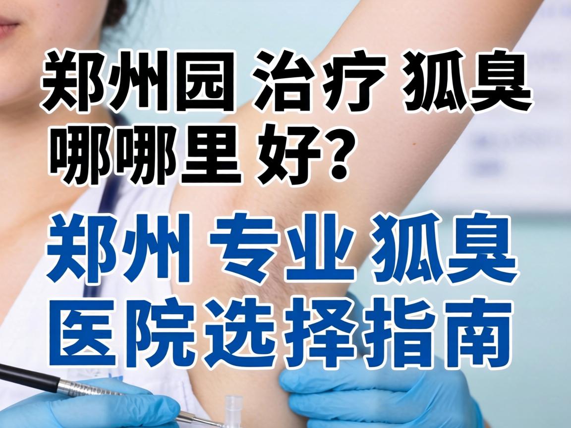 郑州治疗狐臭哪里好？郑州专业狐臭医院选择指南