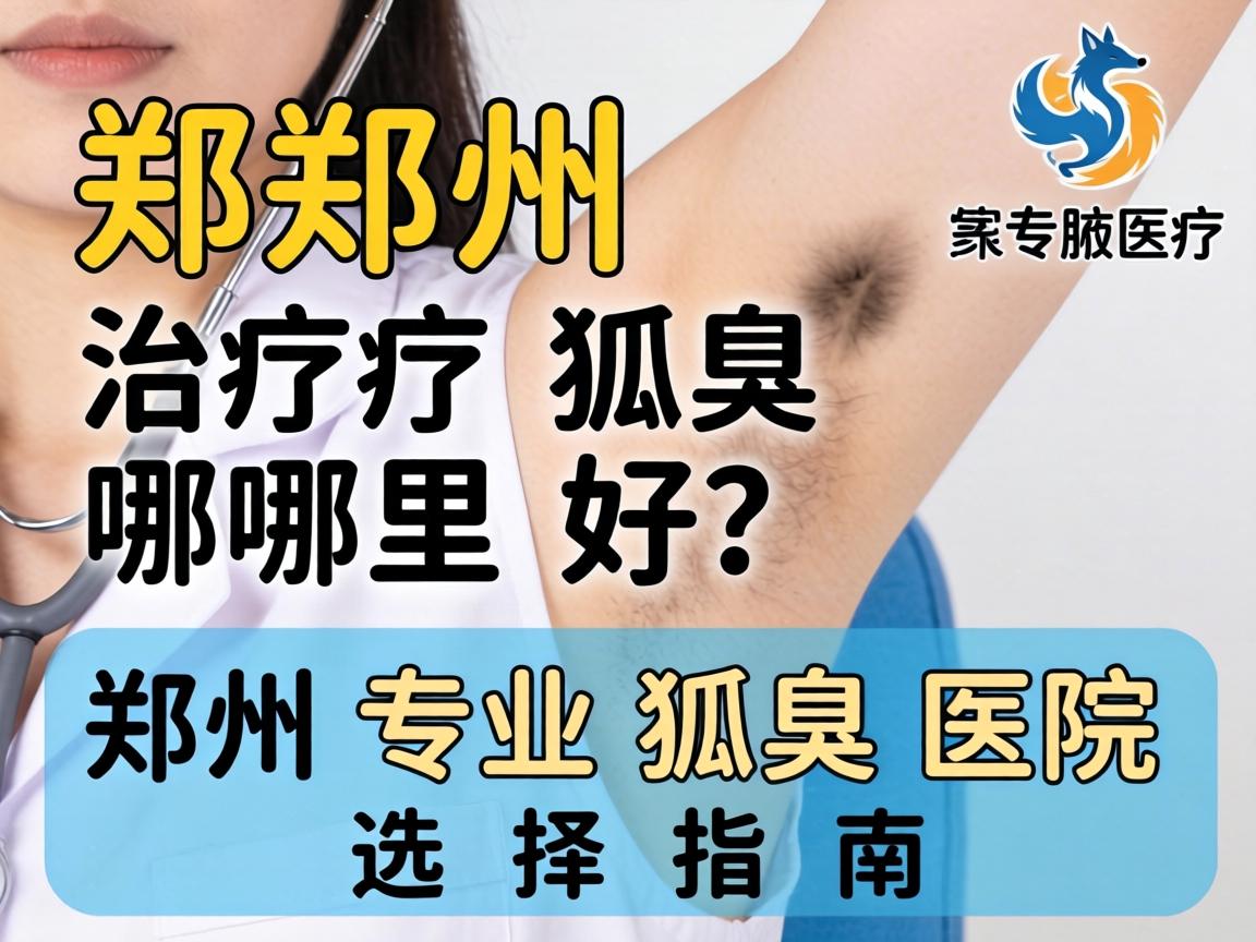 郑州治疗狐臭哪里好？郑州专业狐臭医院选择指南