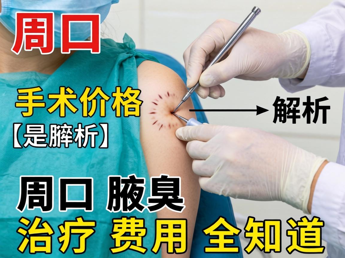 周口腋臭手术价格解析，周口腋臭治疗费用全知道