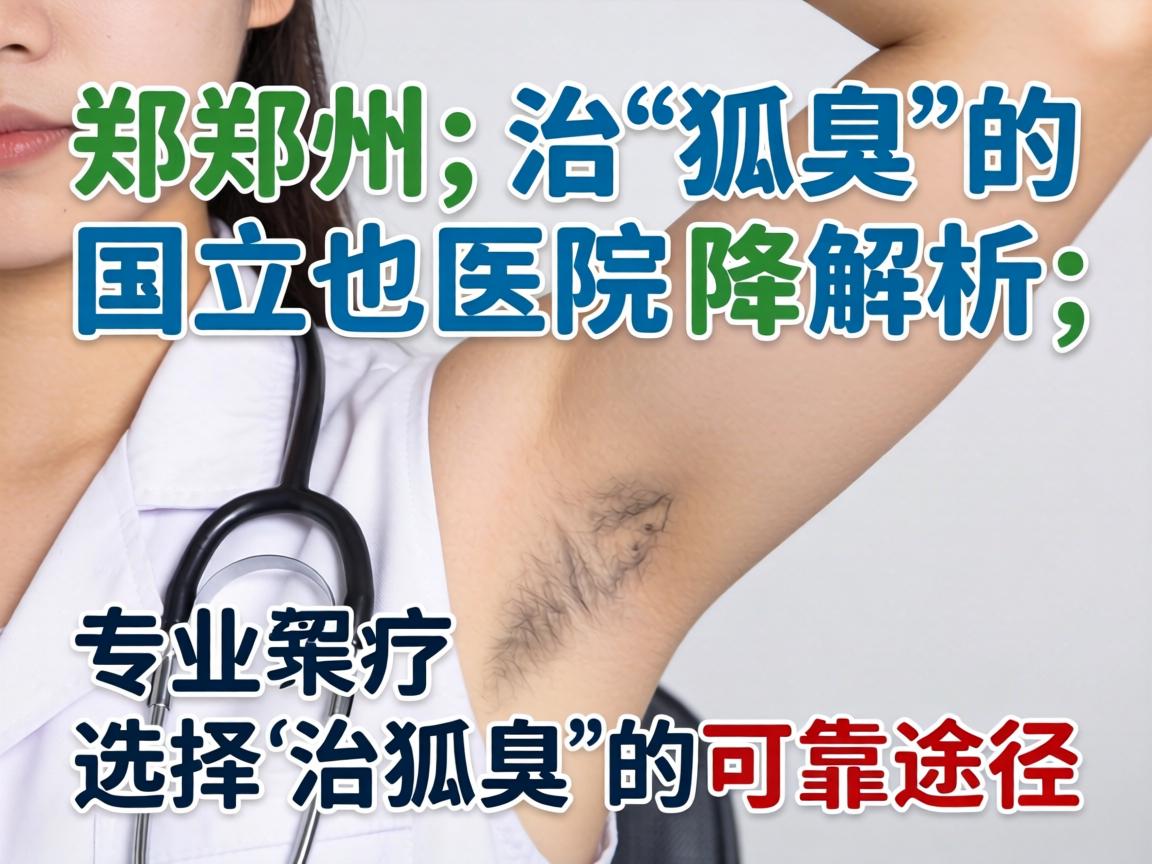 郑州治狐臭的国立医院解析，专业选择治狐臭的可靠途径