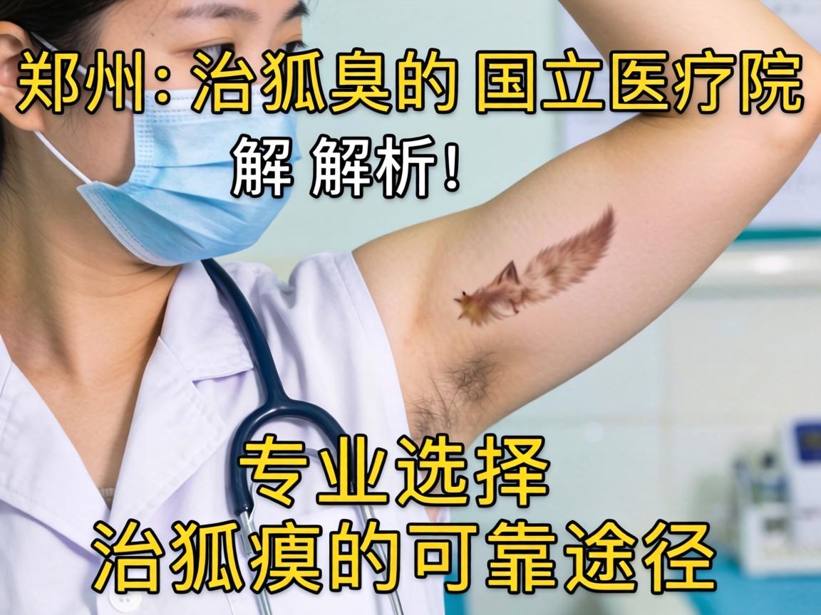 郑州治狐臭的国立医院解析，专业选择治狐臭的可靠途径