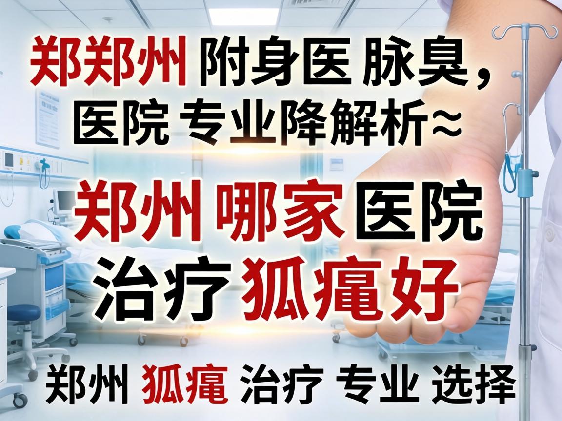 郑州附医腋臭医院专业解析，郑州哪家医院治疗狐臭好，郑州狐臭治疗专业选择