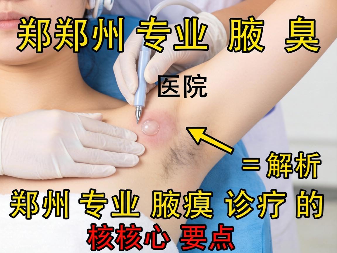 郑州专业腋臭医院解析，郑州专业腋臭诊疗的核心要点